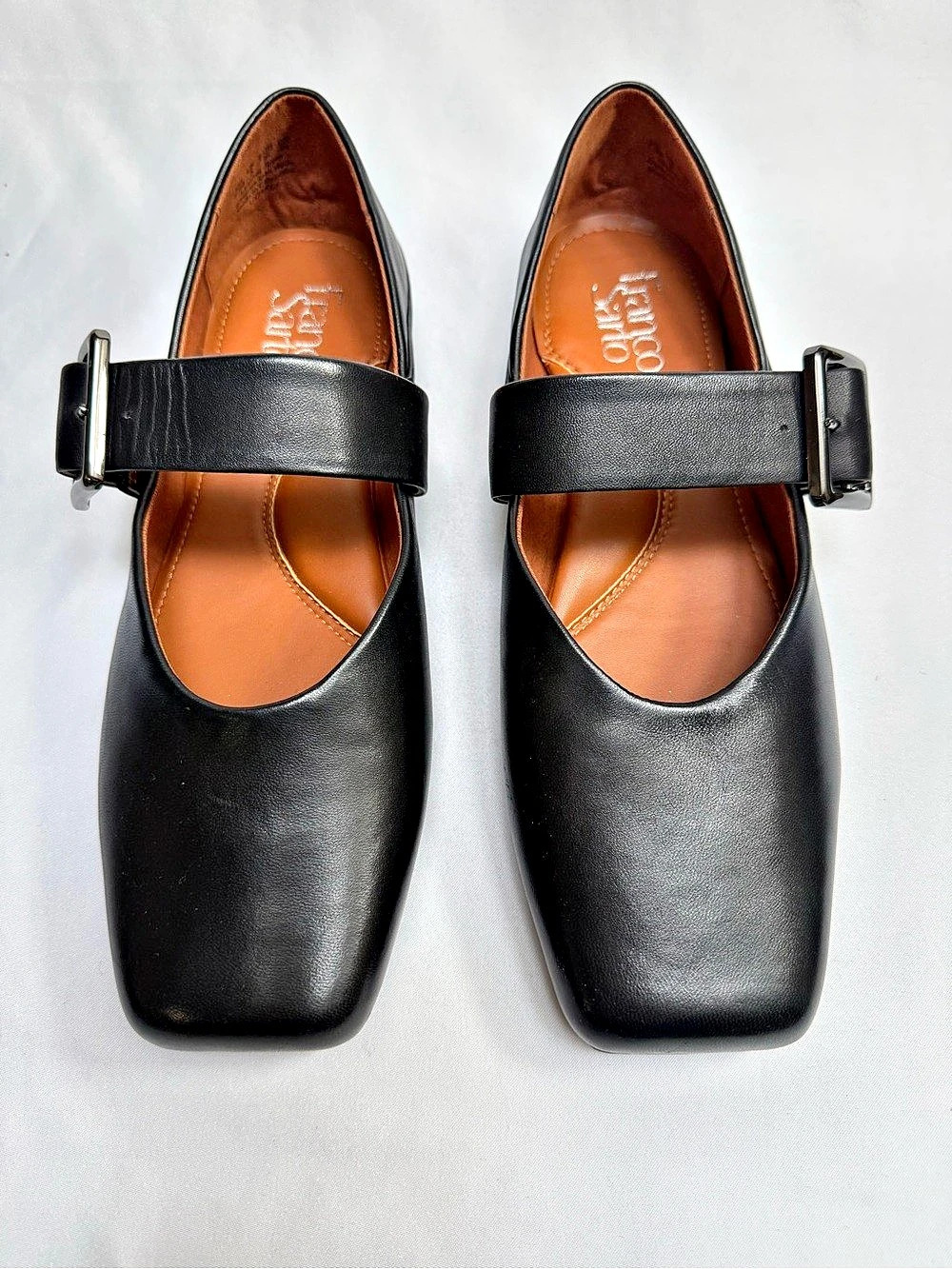 NEW Franco Sarto Oakes Leather Mary Jane Flats size 7.5 Retail $135